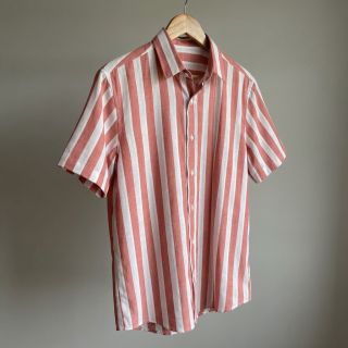 Viszkóz YARN DYED Stripes BIG orange