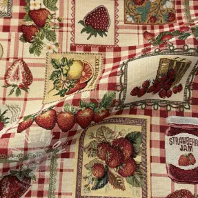 Dekorációs anyag GOBELIN premium Strawberry Jam Check