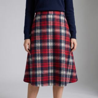 Scottish Check YARN DYED BRUSHED Atlas red