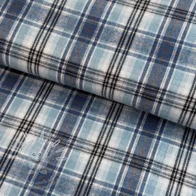Scottish Check YARN DYED BRUSHED Ria