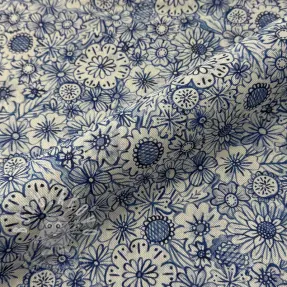 Dekorációs anyag Linenlook Bloom Fully Mix digital print