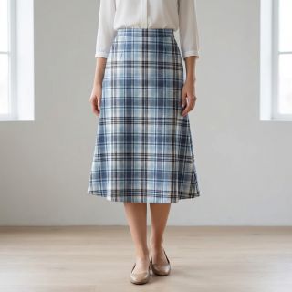 Scottish Check YARN DYED BRUSHED Ria