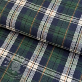 Scottish Check YARN DYED BRUSHED Atlas green