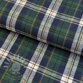Scottish Check YARN DYED BRUSHED Atlas green