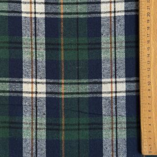 Scottish Check YARN DYED BRUSHED Atlas green