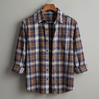 Scottish Check YARN DYED BRUSHED Atlas brown