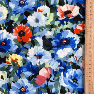 Viszkóz RADIANCE Flower design A digital print