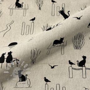 Dekorációs anyag Linenlook premium Cat Sea Life