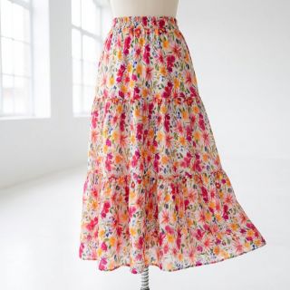 Viszkóz DOBBY Flowers digital print