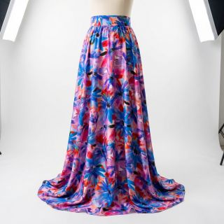 Viszkóz ECOVERO Flowers design D digital print