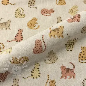 Dekorációs anyag Linenlook premium Cute Wild Cat