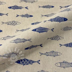 Dekorációs anyag Linenlook premium Fish Swimming School