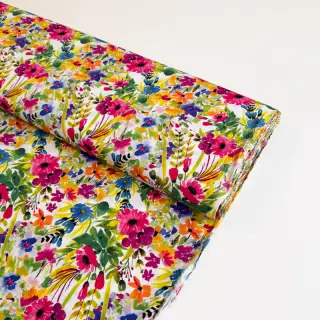 Viszkóz RADIANCE Flowers Zanny digital print
