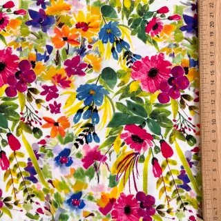 Viszkóz RADIANCE Flowers Zanny digital print