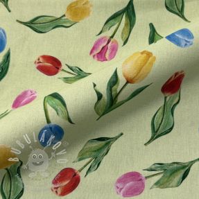Dekorációs anyag Tulip Flower Field digital print