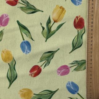 Dekorációs anyag Tulip Flower Field digital print