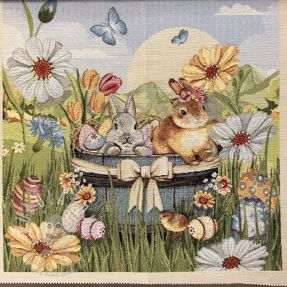Dekorációs anyag GOBELIN PREMIUM Floral Easter Bunny PANEL