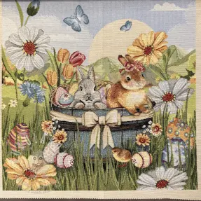 Dekorációs anyag GOBELIN PREMIUM Floral Easter Bunny PANEL
