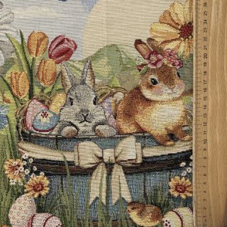 Dekorációs anyag GOBELIN PREMIUM Floral Easter Bunny PANEL
