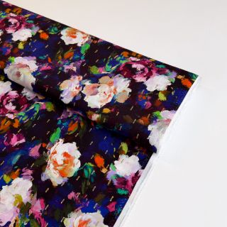 Viszkóz LUREX Flower Tanja digital print