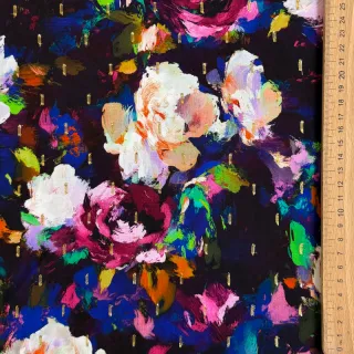 Viszkóz LUREX Flower Tanja digital print
