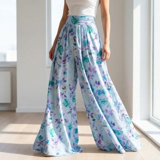 Viszkóz RADIANCE Flowers Wendy digital print