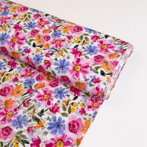 Viszkóz RADIANCE Flowers Polly digital print