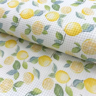 Waffle Lemons digital print