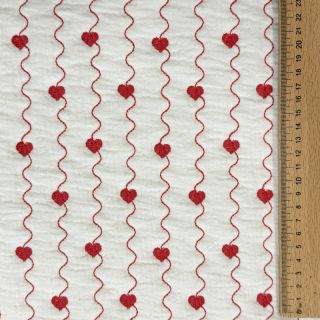 Dupla géz/muszlin STEPPED Heart