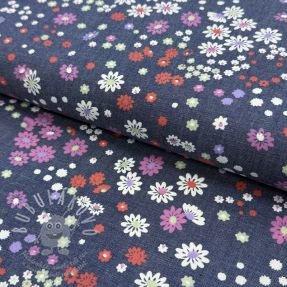 Pamutvászon JEANS Hearts