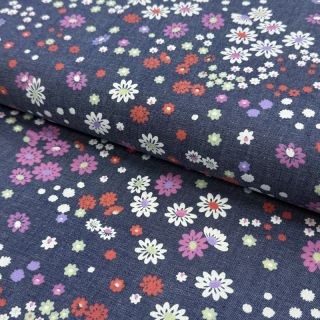 Pamutvászon JEANS Hearts