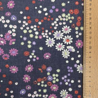 Pamutvászon JEANS Hearts