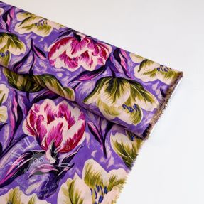 Viszkóz ECOVERO Flowers design A digital print