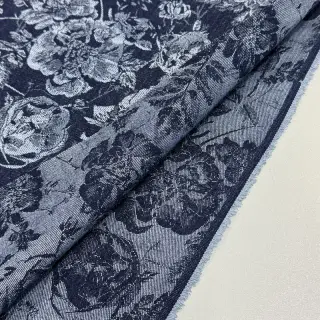 JEANS DENIM JACQUARD Flowie