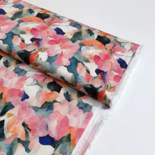 Viszkóz SATIN Flowers Tora digital print
