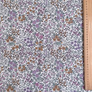 Viszkóz ECOVERO Flowers Galia offwhite