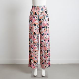 Viszkóz SATIN Flowers Tora digital print