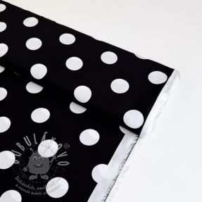 Viszkóz RADIANCE Polka BIG dot black