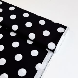 Viszkóz RADIANCE Polka BIG dot black