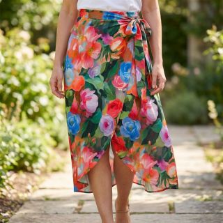 Viszkóz RADIANCE Flower design B digital print