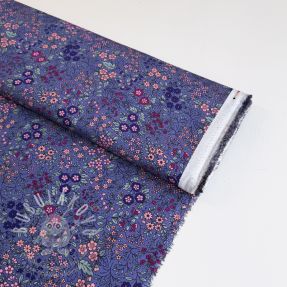 Viszkóz ECOVERO Flowers Galia purple