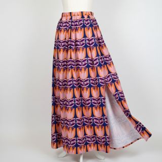 Viszkóz ECOVERO Flowers Celia cobalt