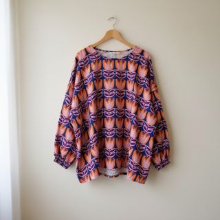 Viszkóz ECOVERO Flowers Celia cobalt