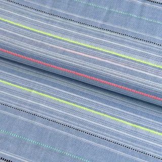 Pamutvászon YARN DYED NEON Stripe summer