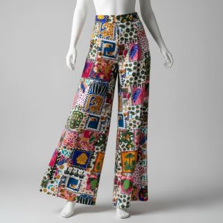 Pamutvászon SATIN Summer patchwork digital print