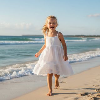 Dupla géz/muszlin BORDER Helene white