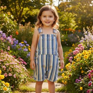 JEANS DENIM YARN DYED Stripe pink