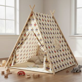 Dekorációs anyag Linenlook Teddy Bear Cosy digital print