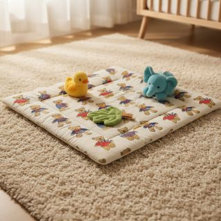 Dekorációs anyag Linenlook Teddy Bear Cosy digital print