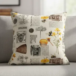 Dekorációs anyag Linenlook Bee Honey Recipe digital print